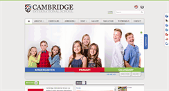 Desktop Screenshot of cambridgeschool.eu